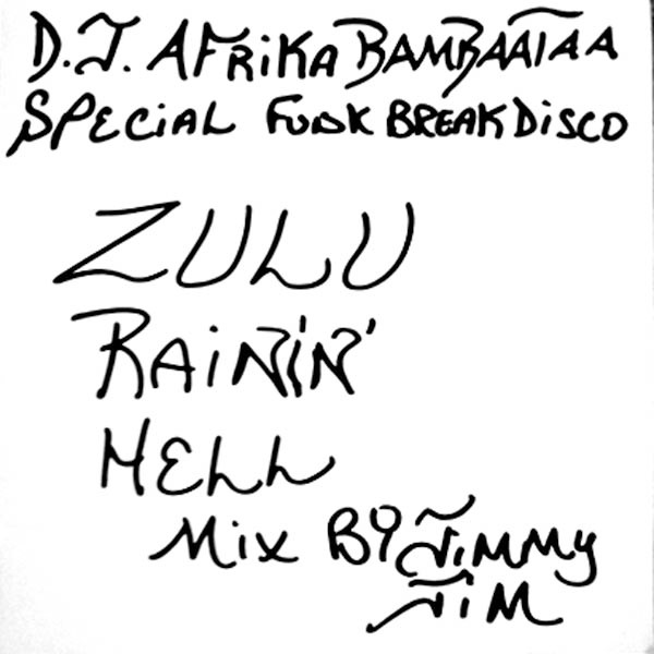Zulu Rainin' Hell cover
