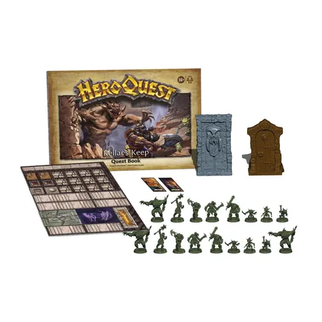 Avalon Hill HeroQuest Kellar's Keep Expansion, Dungeon Crawler Board Game for Ages 14 and Up 2-5 Players Requires HeroQuest Game System to Play