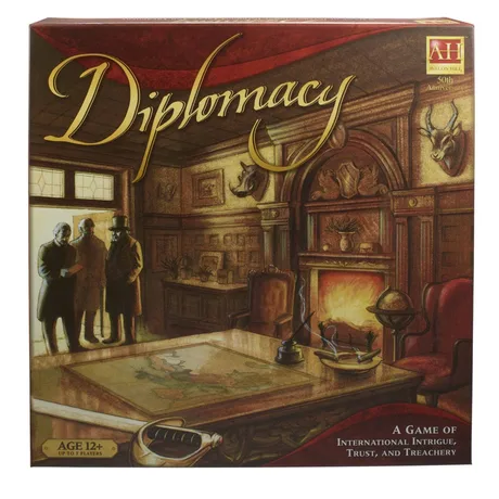 Hasbro Gaming Avalon Hill Diplomacy Cooperative Board Game, European Political Themed Strategy Game, Ages 12 and Up, 2-7 Players